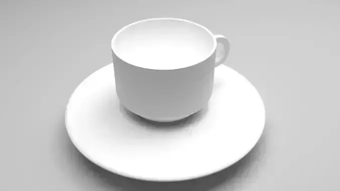 Tea Cup With Coaster