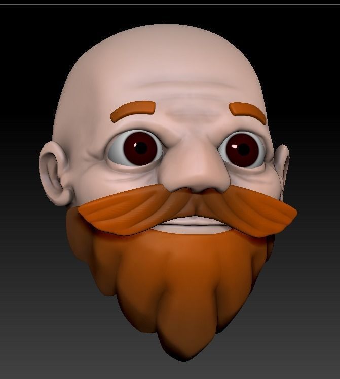 Hashim - Worker or Peasant Mobile Game Ready Model Free low-poly 3D model_3