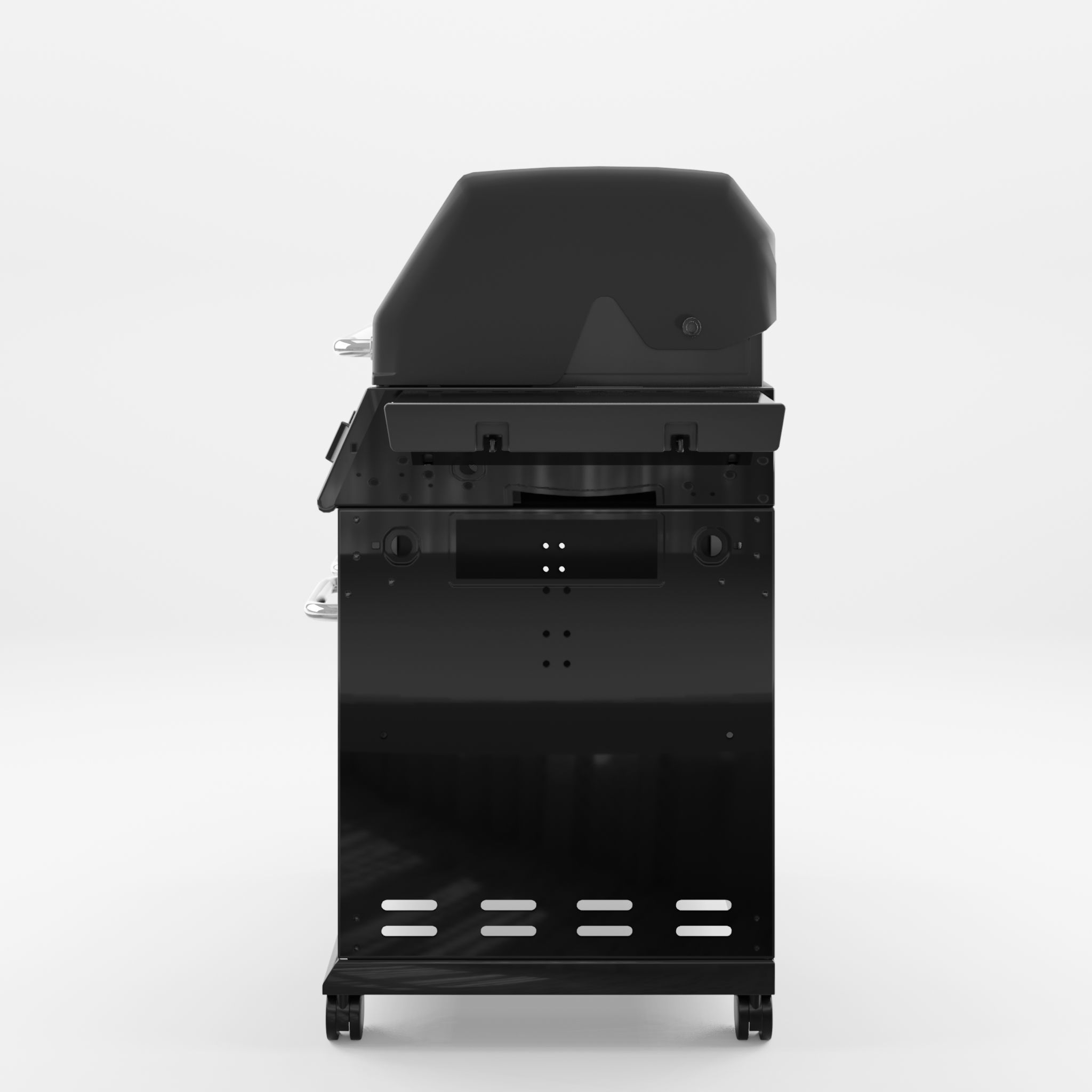 Crown Cabinet Barbecue and Grill 3D Model Low-poly 3D model_3