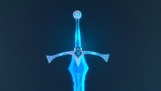 Sword that glows 3D model_2