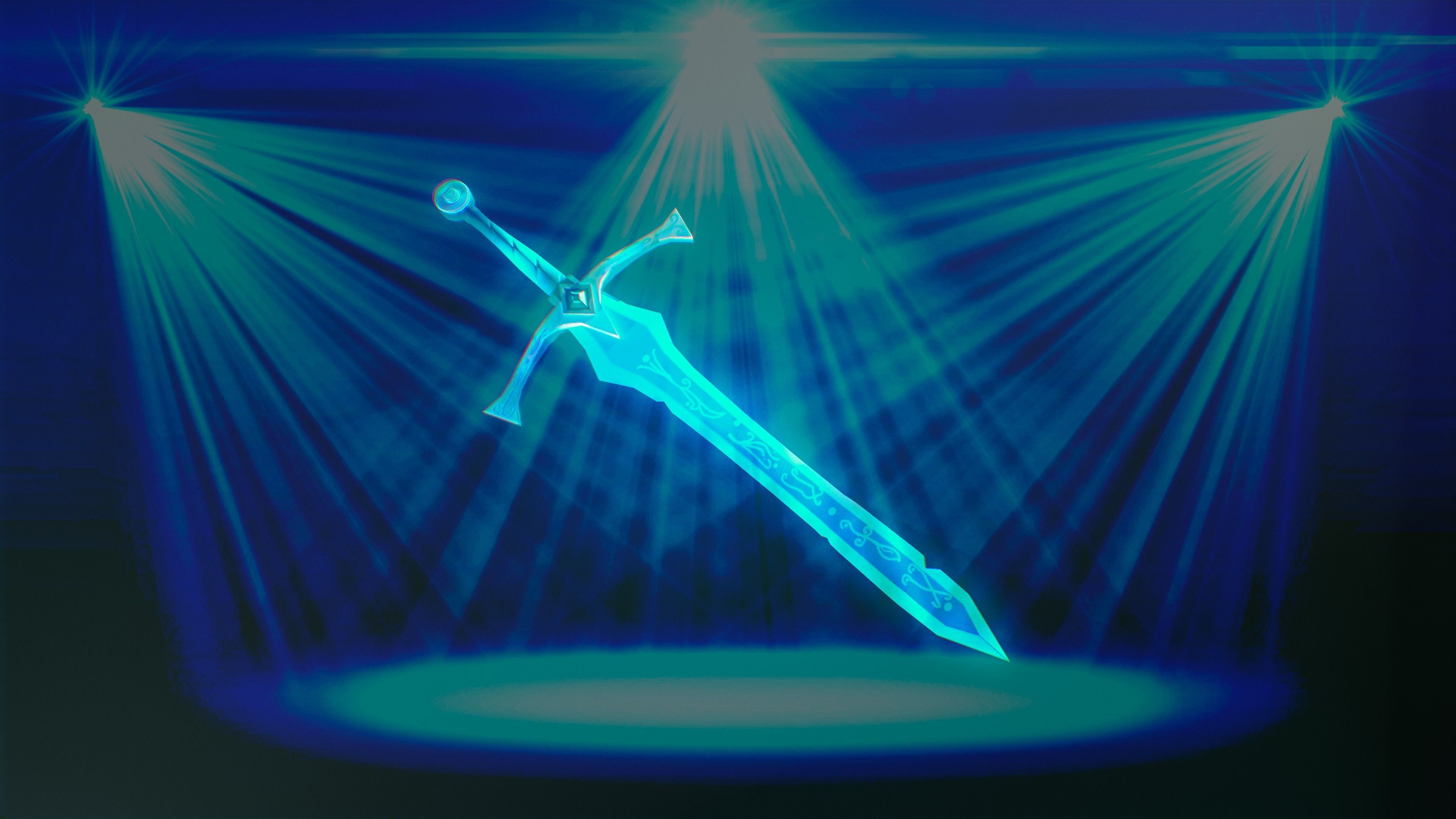 Sword that glows 3D model_3