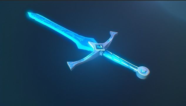 Sword that glows 3D model_1