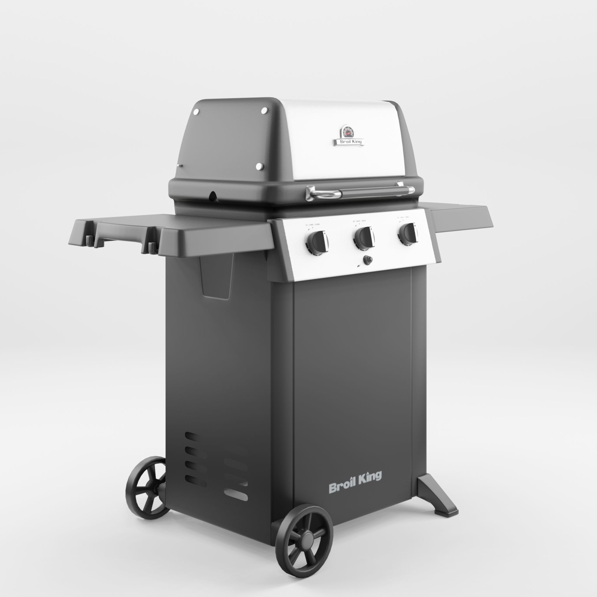 Gem Barbecue and Grill 3D Model Low-poly 3D model_2
