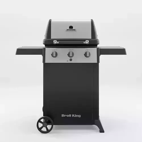 Gem Barbecue and Grill 3D Model Low-poly 3D model