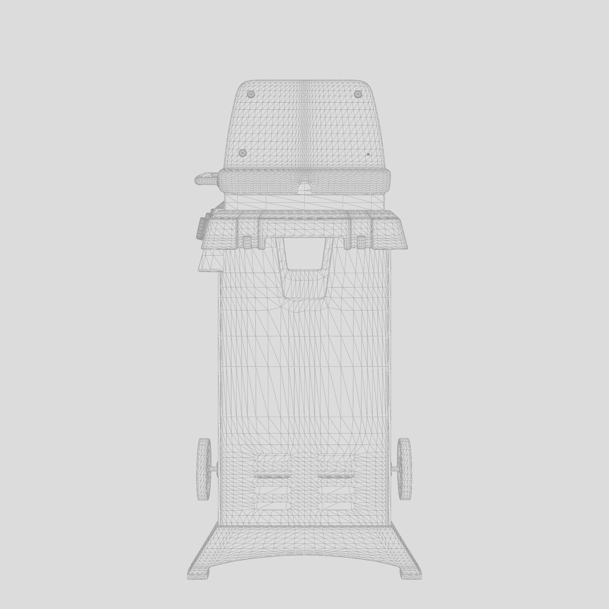 Gem Barbecue and Grill 3D Model Low-poly 3D model_6