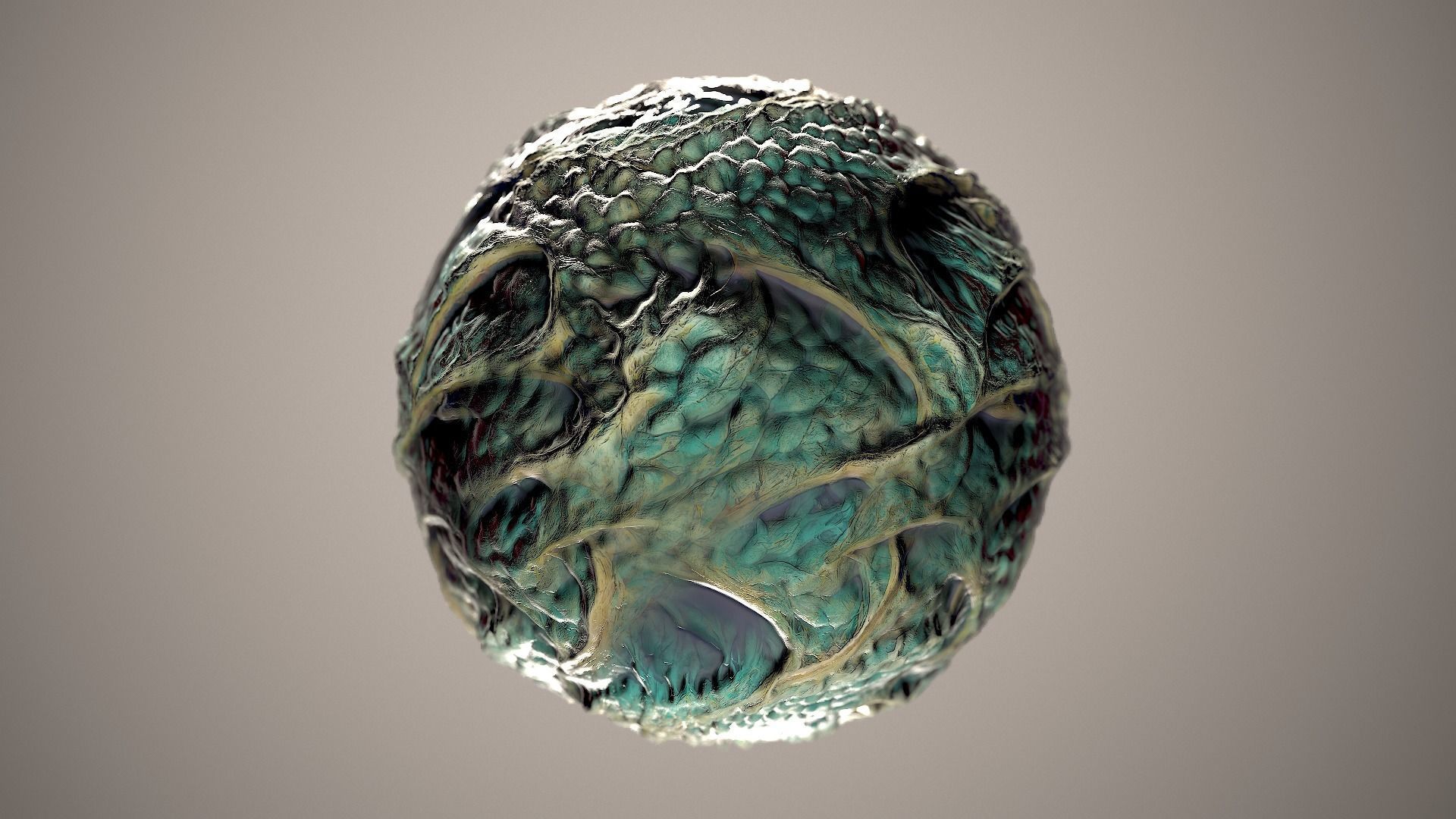 10 Materials Skin Dragon Seamless PBR Volume 18 Texture_9