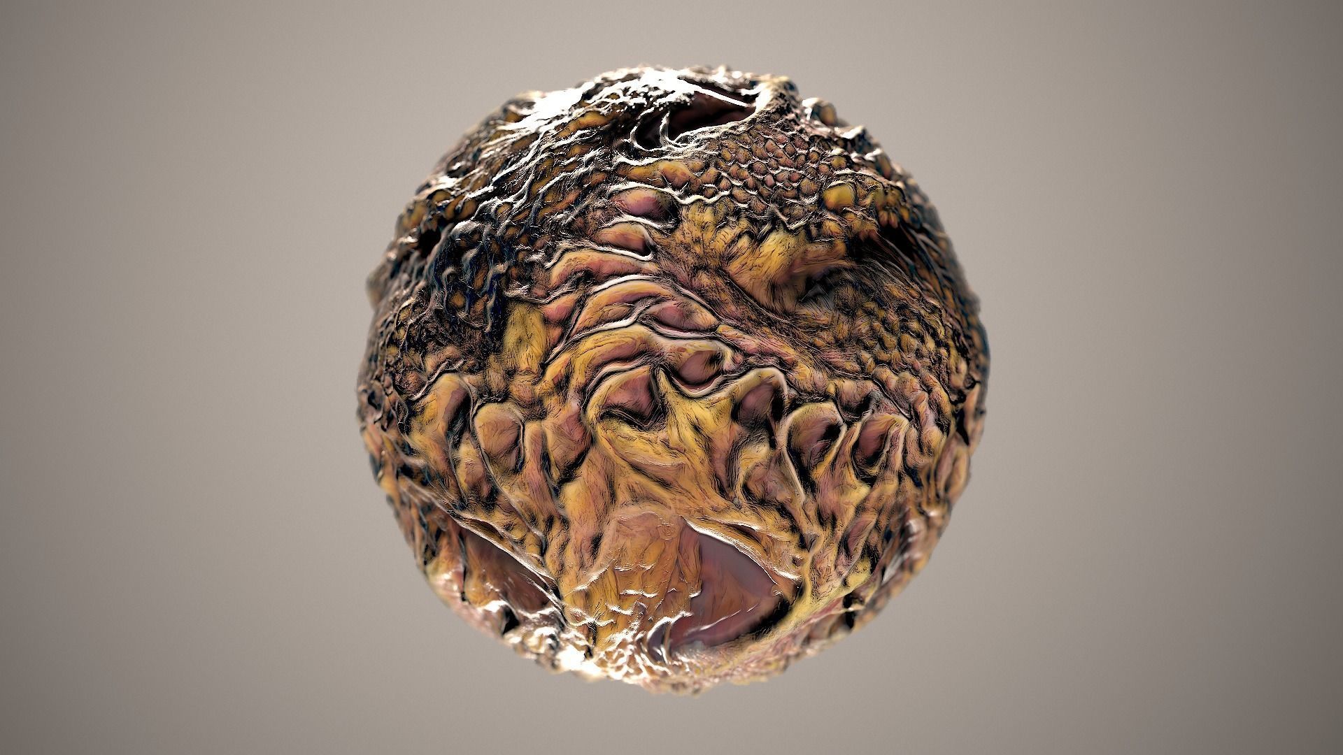 10 Materials Skin Dragon Seamless PBR Volume 18 Texture_4