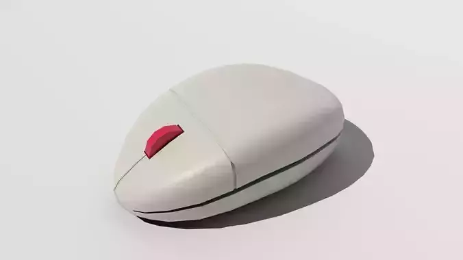 Low poly - Cute Mouse Free low-poly 3D model
