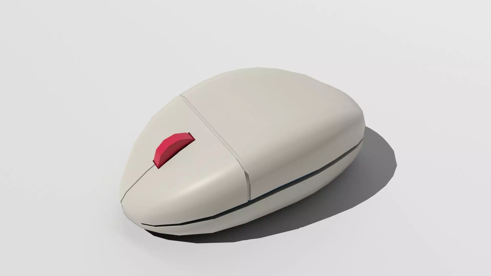 Low poly - Cute Mouse Low-poly 3D model