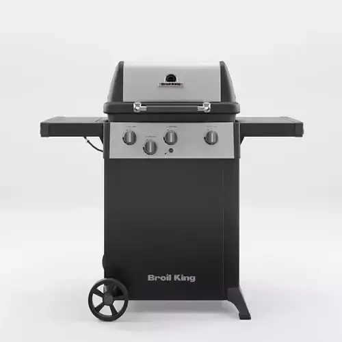 Gem Barbecue and Grill 3D Model Low-poly 3D model