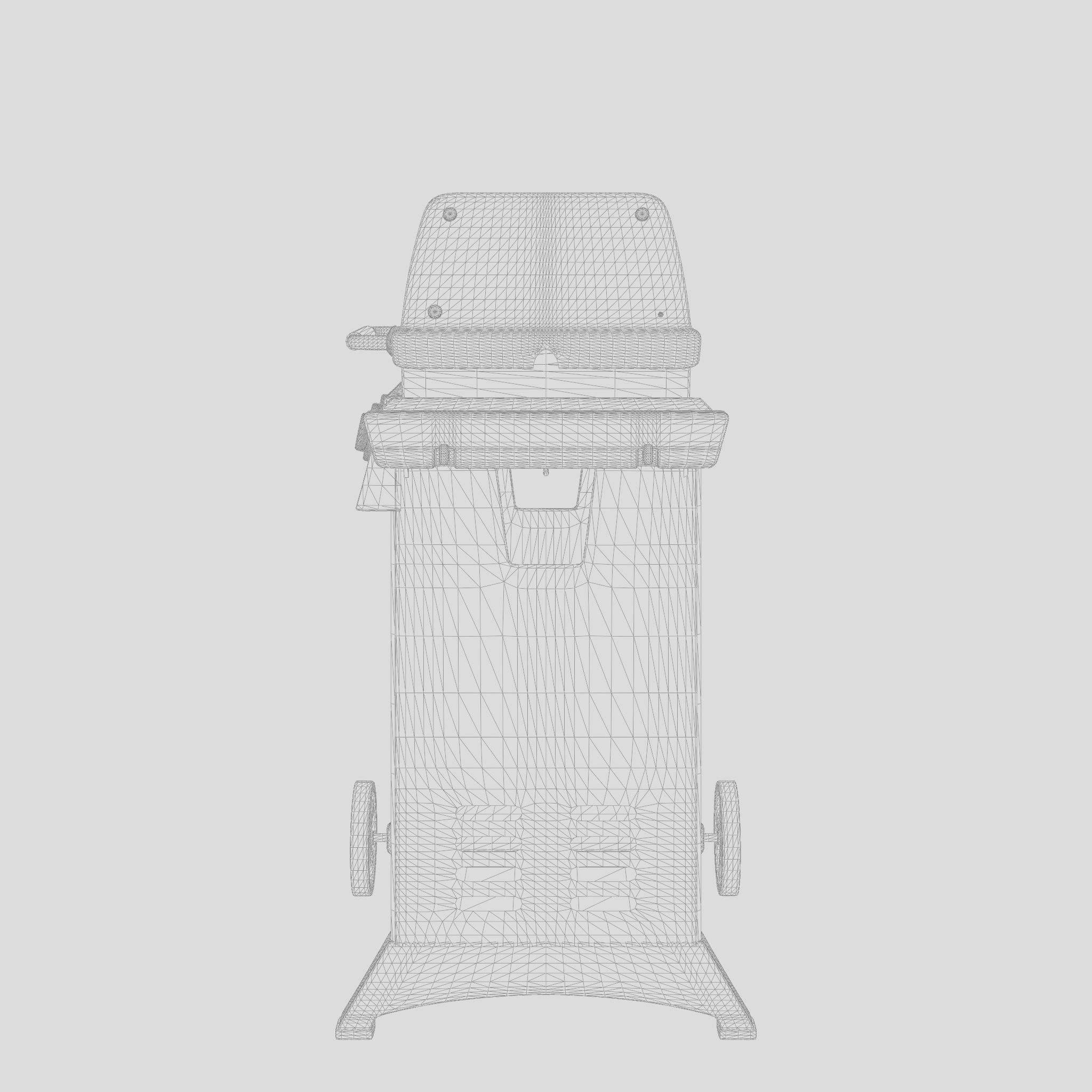 Gem Barbecue and Grill 3D Model Low-poly 3D model_6