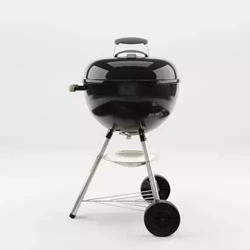 Bar-B-Kettle Barbecue and Grill 3D Model Low-poly 3D model