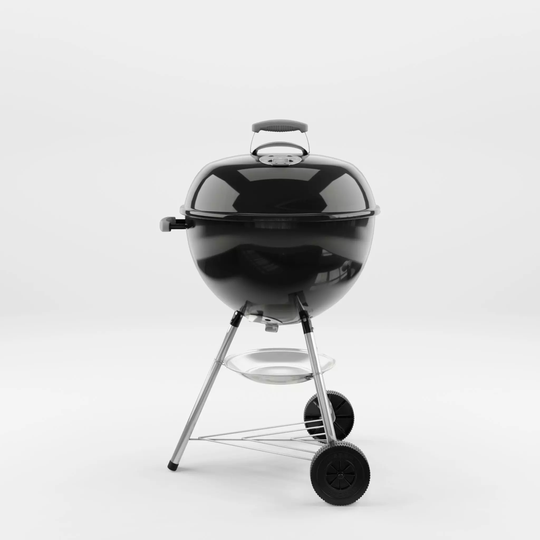 Bar-B-Kettle Barbecue and Grill 3D Model Low-poly 3D model_0