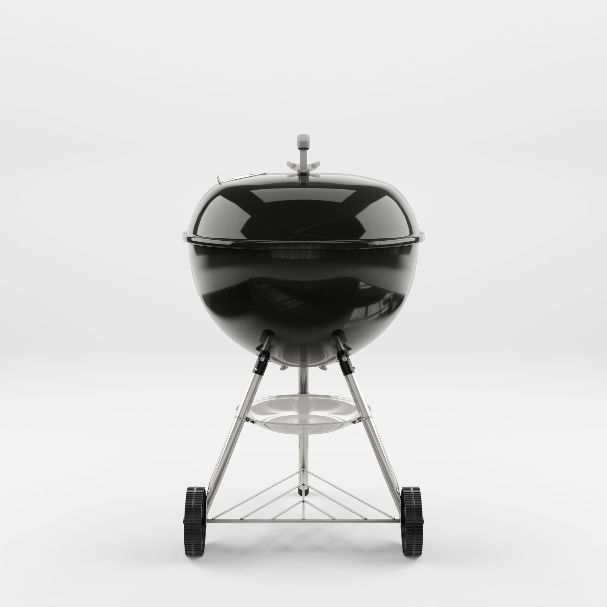 Bar-B-Kettle Barbecue and Grill 3D Model Low-poly 3D model_1