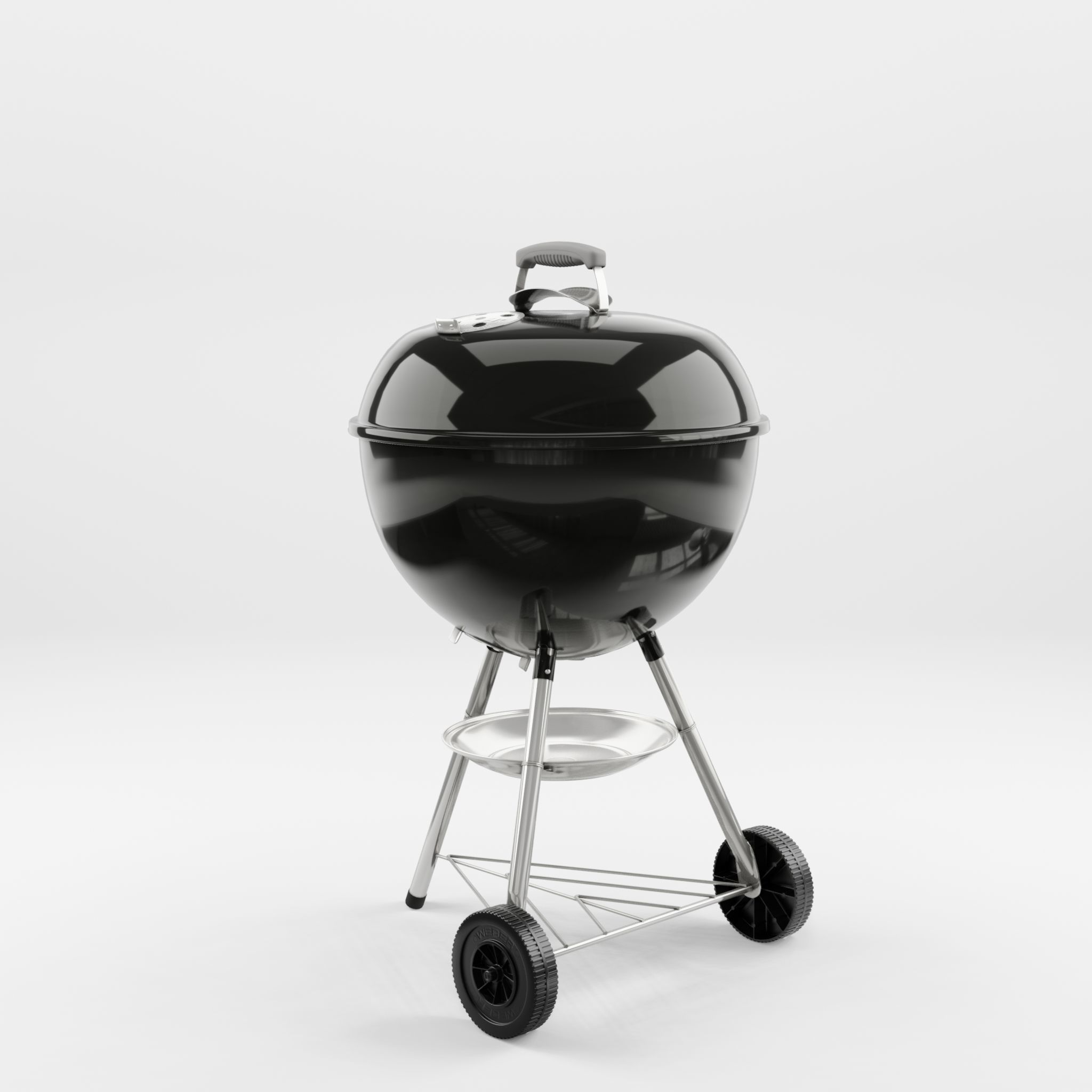 Bar-B-Kettle Barbecue and Grill 3D Model Low-poly 3D model_2