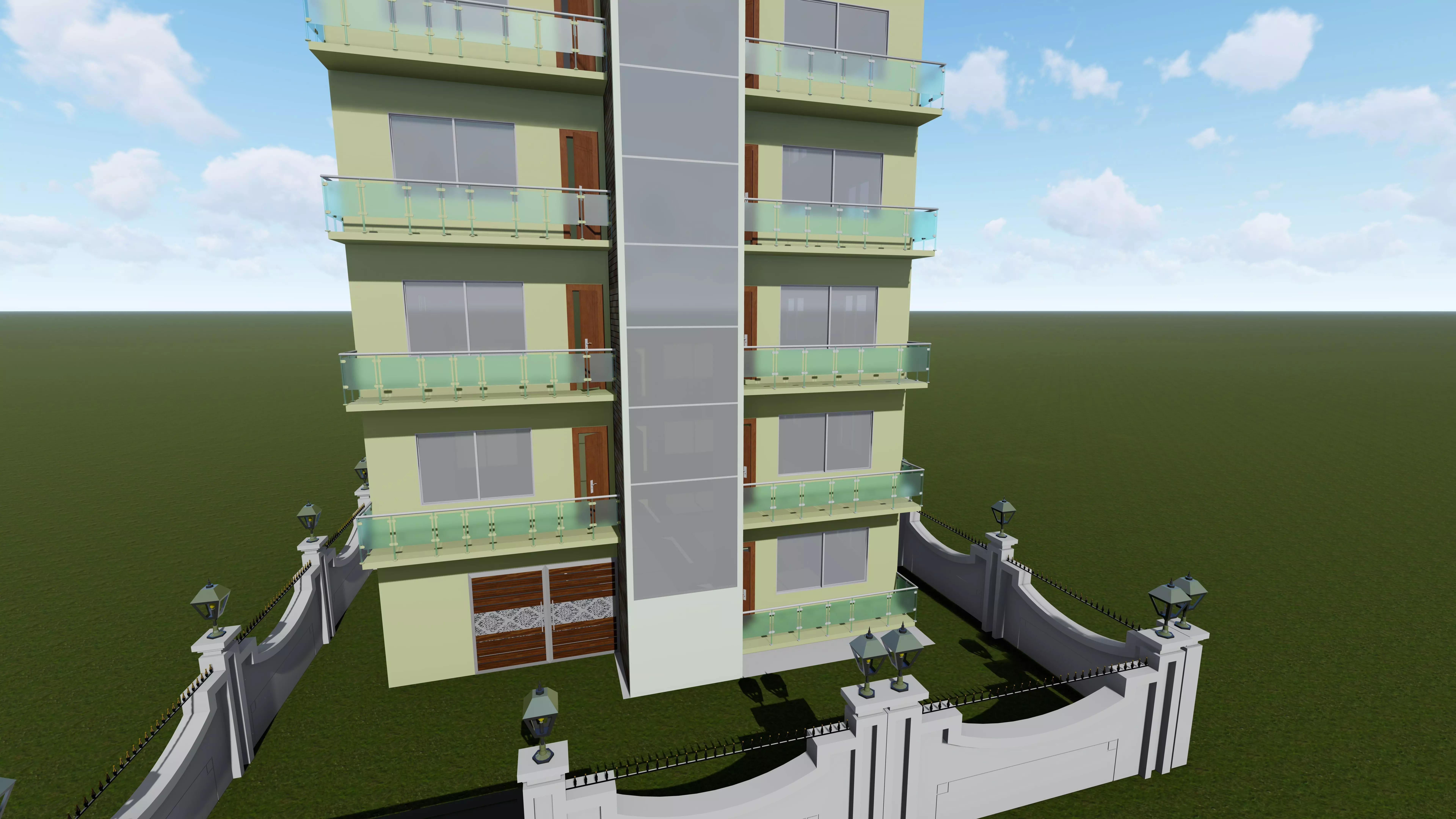 building modeling 3D model_0