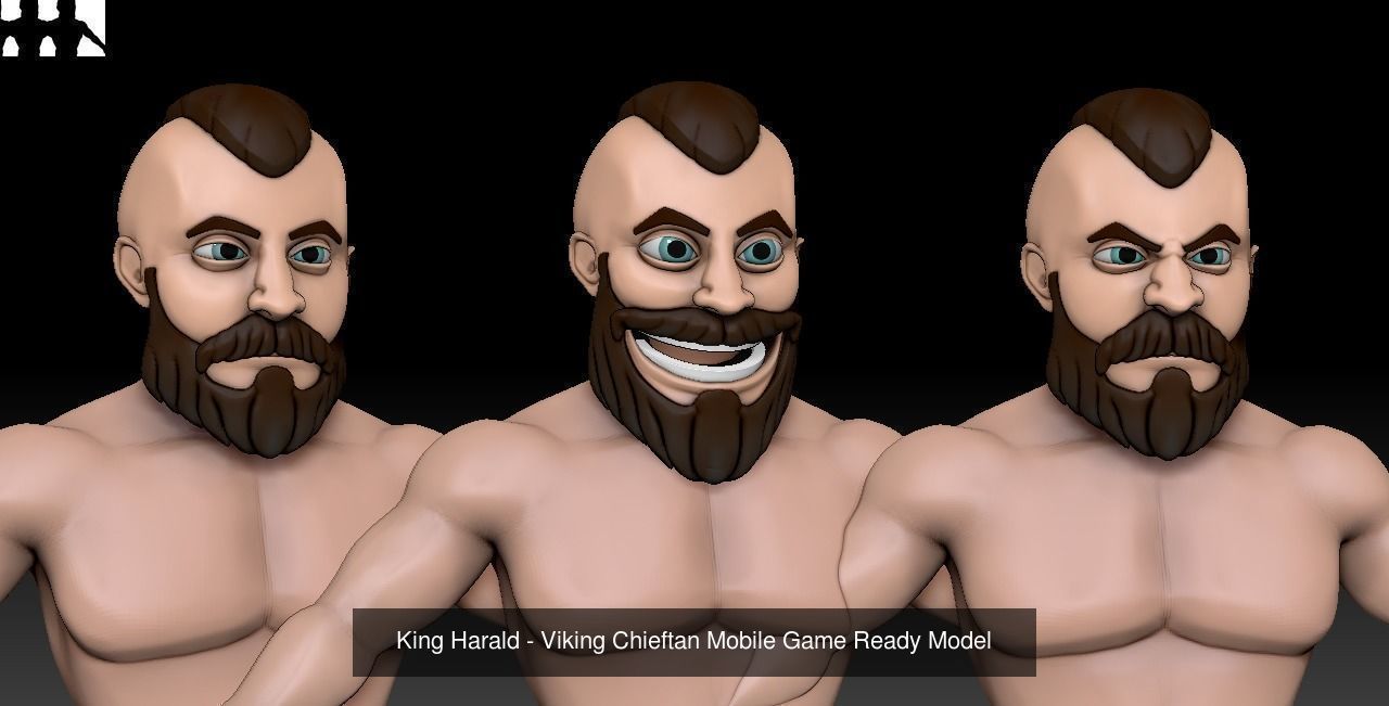 Idle Kingdom Characters - Mobile Game Ready Models 3D Model Collection_1