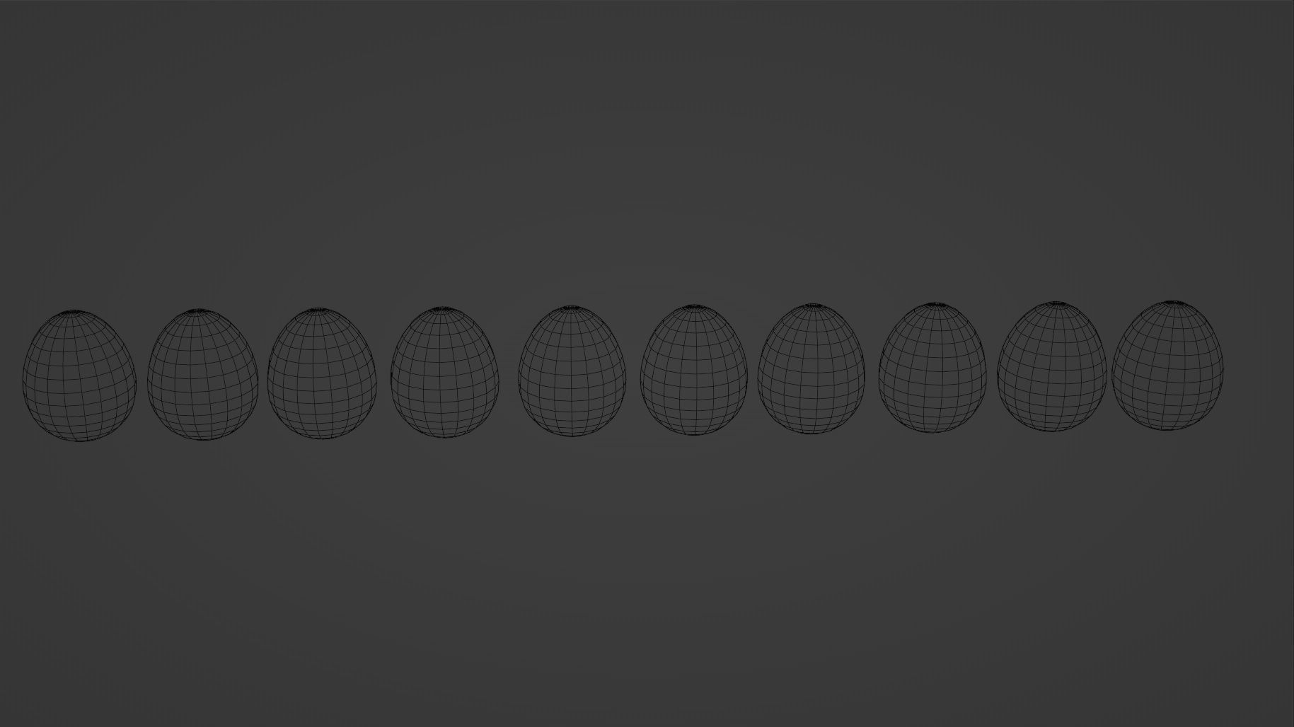 Stylized Easter Eggs Low-poly 3D model_12