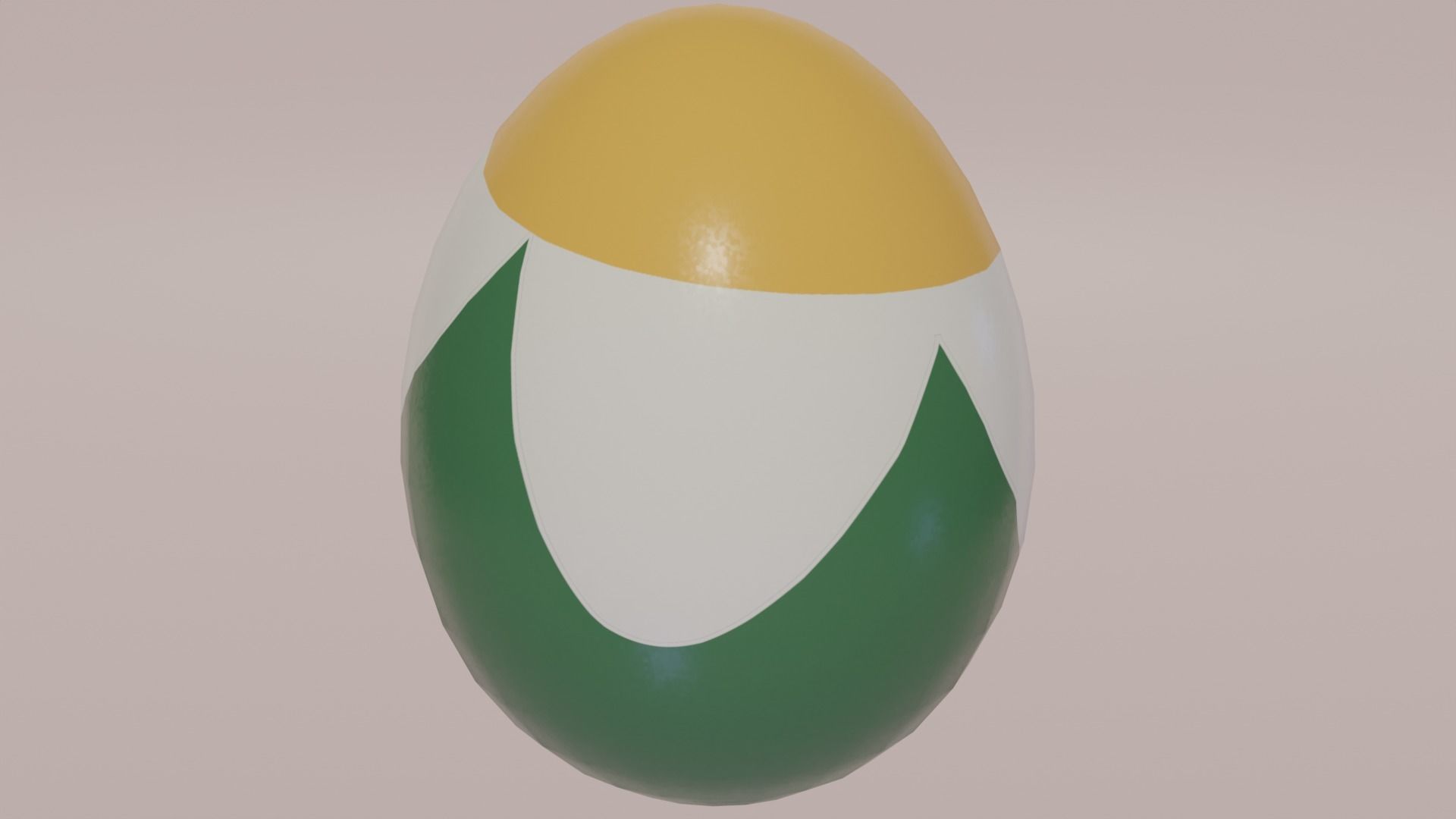 Stylized Easter Eggs Low-poly 3D model_8