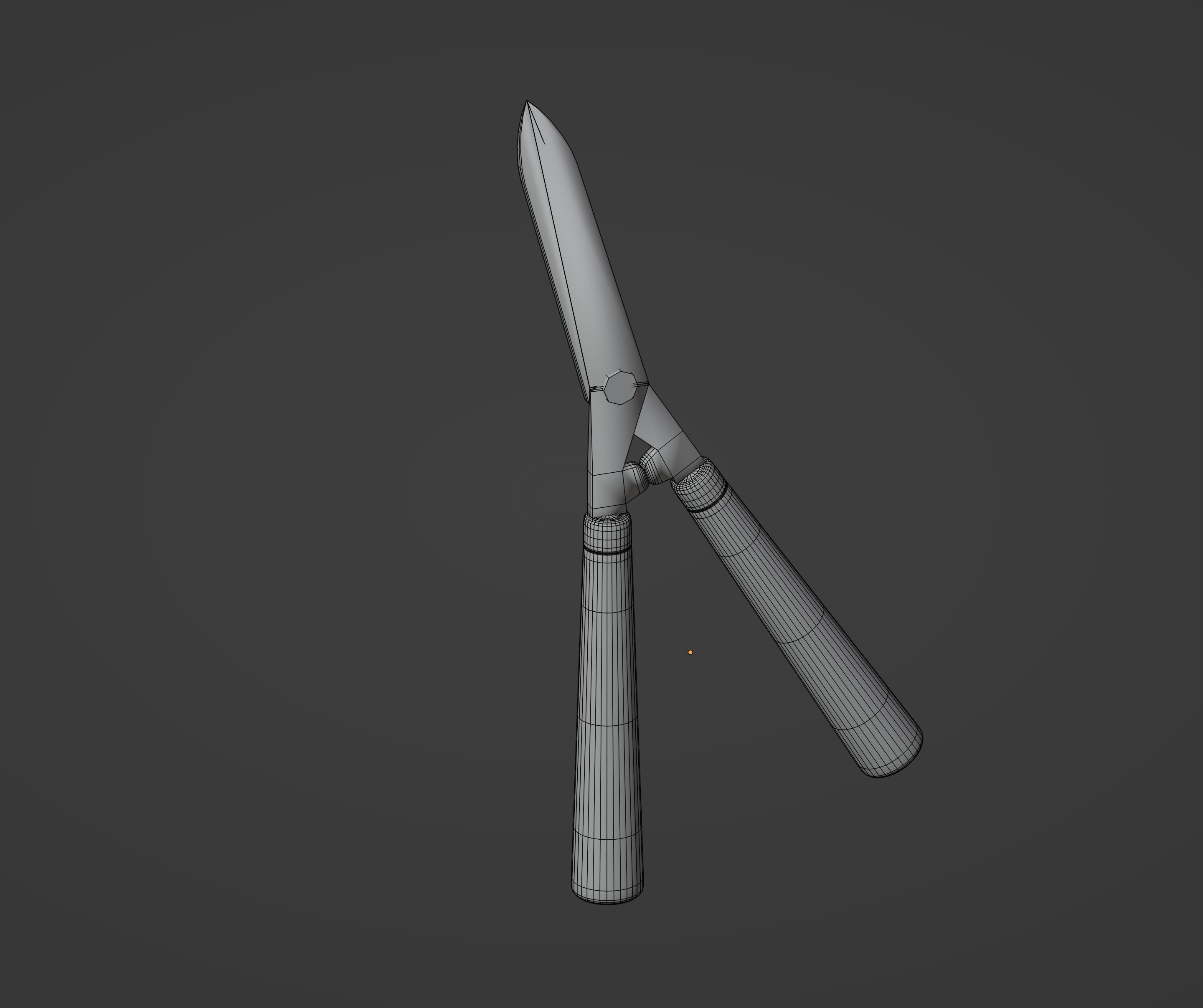 Hedge Shears 3D model_12