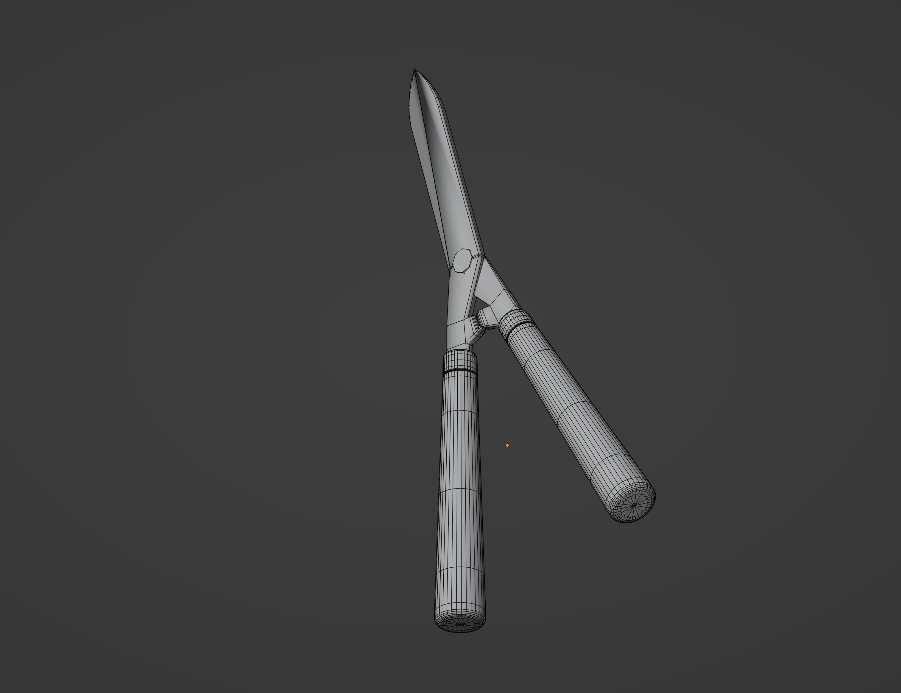 Hedge Shears 3D model_13