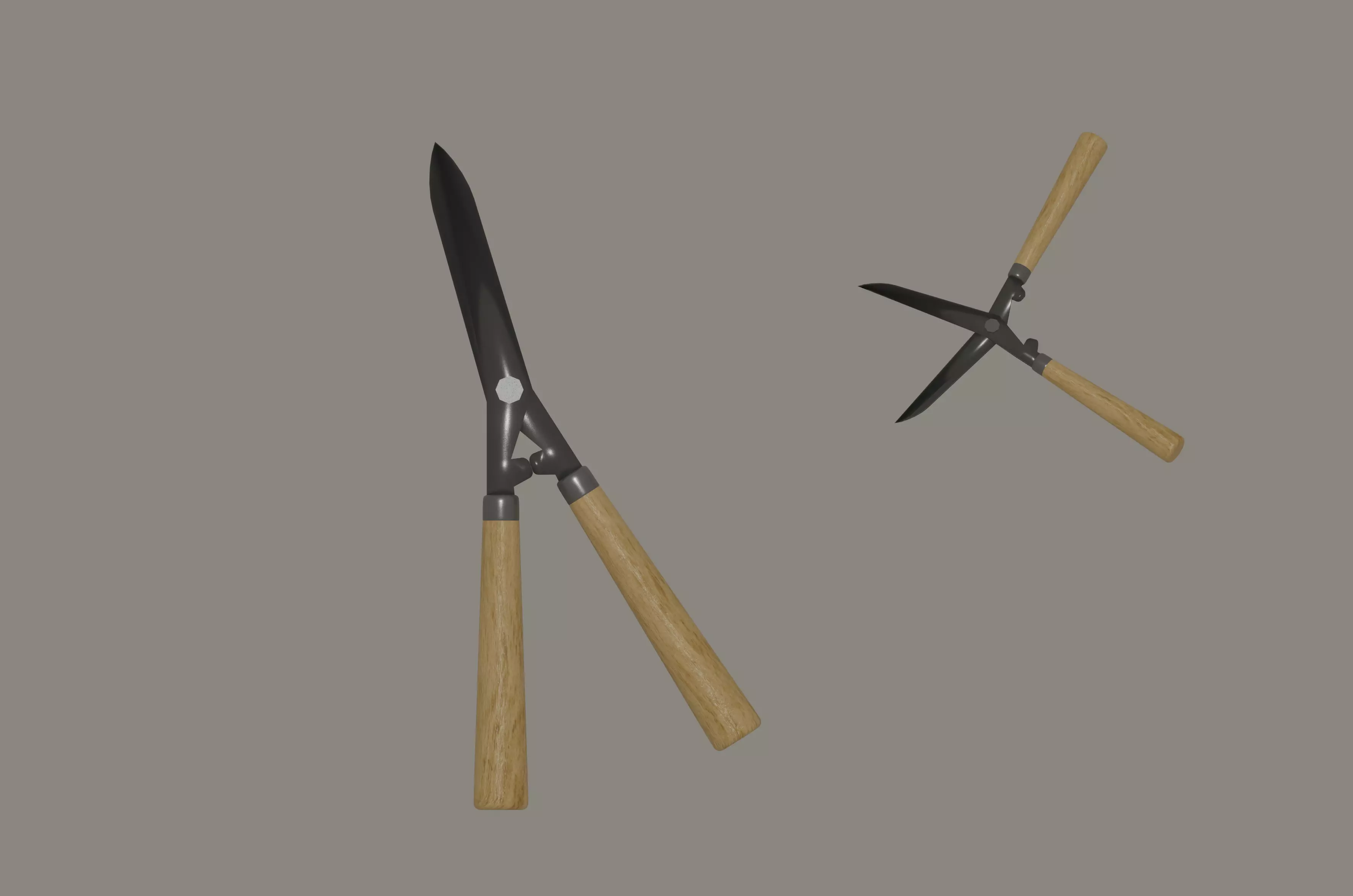 Hedge Shears 3D model_0