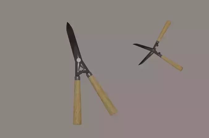 Hedge Shears 3D model