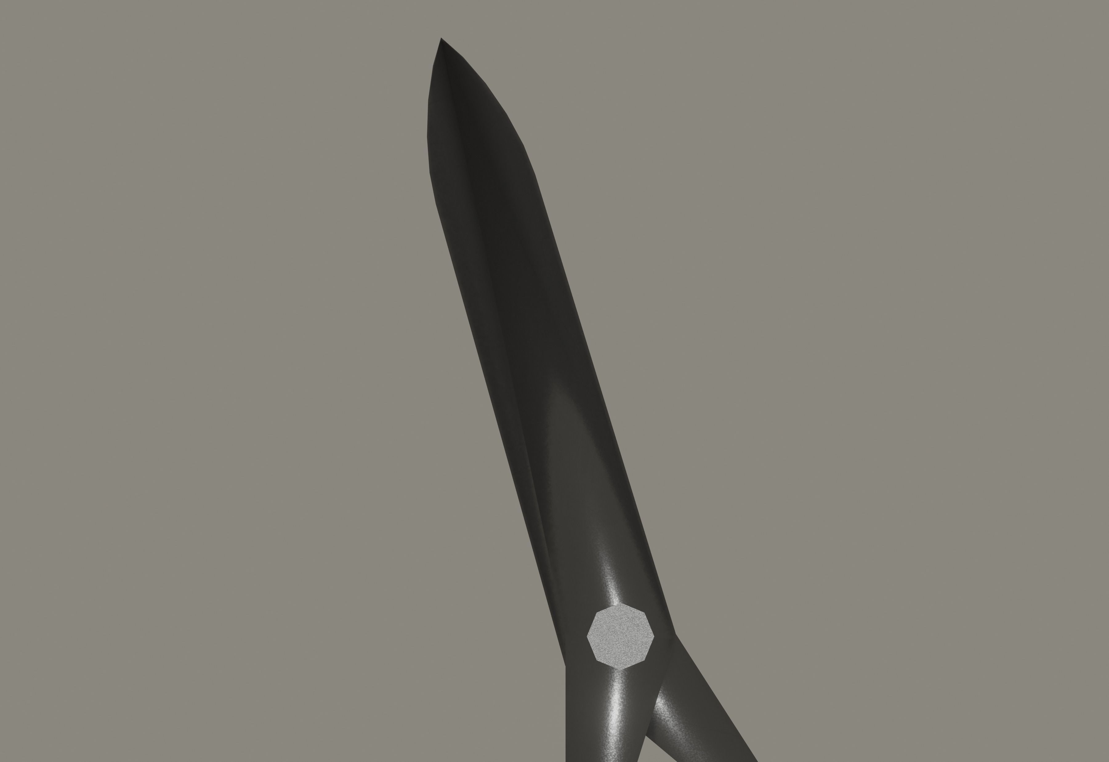 Hedge Shears 3D model_7