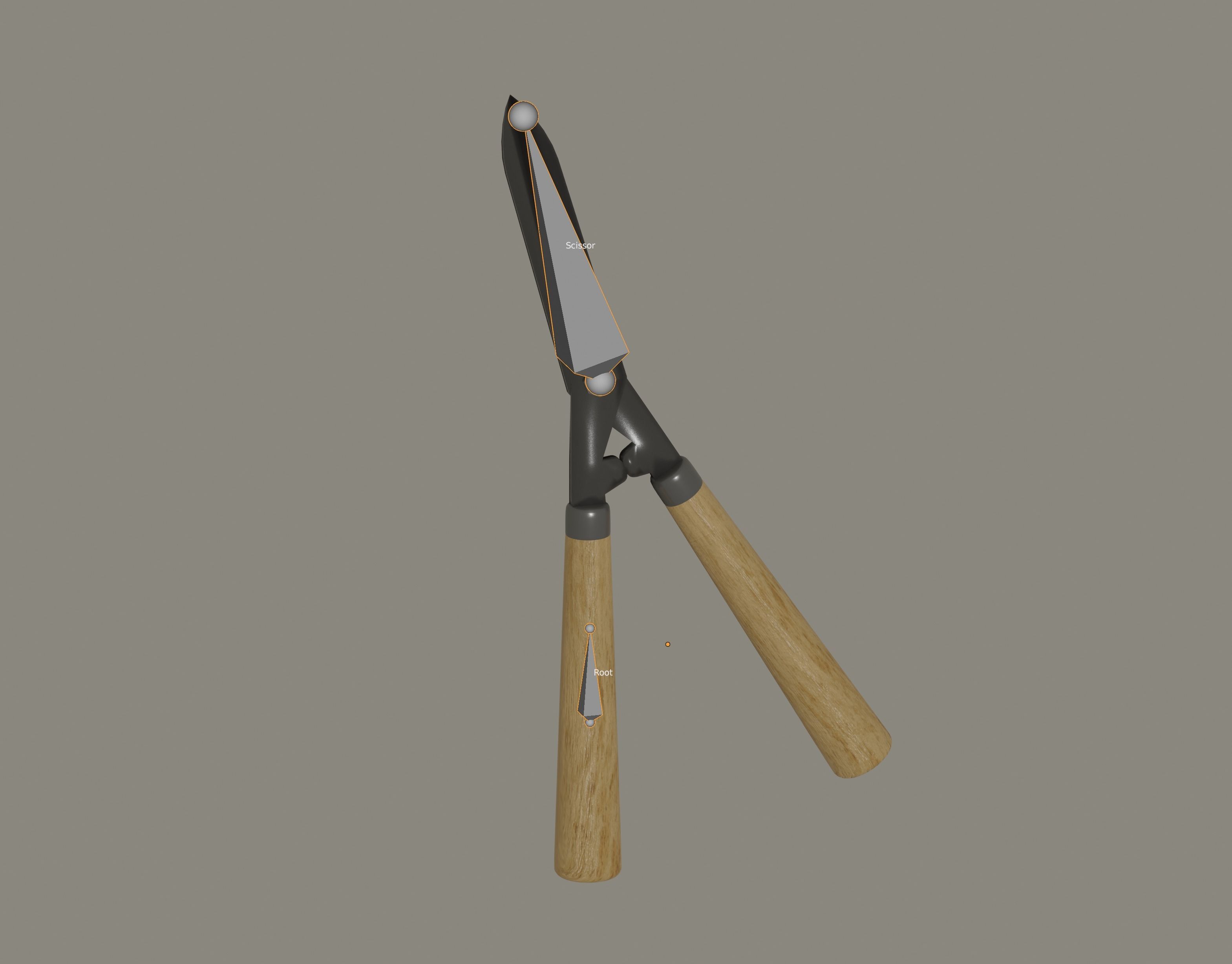 Hedge Shears 3D model_11