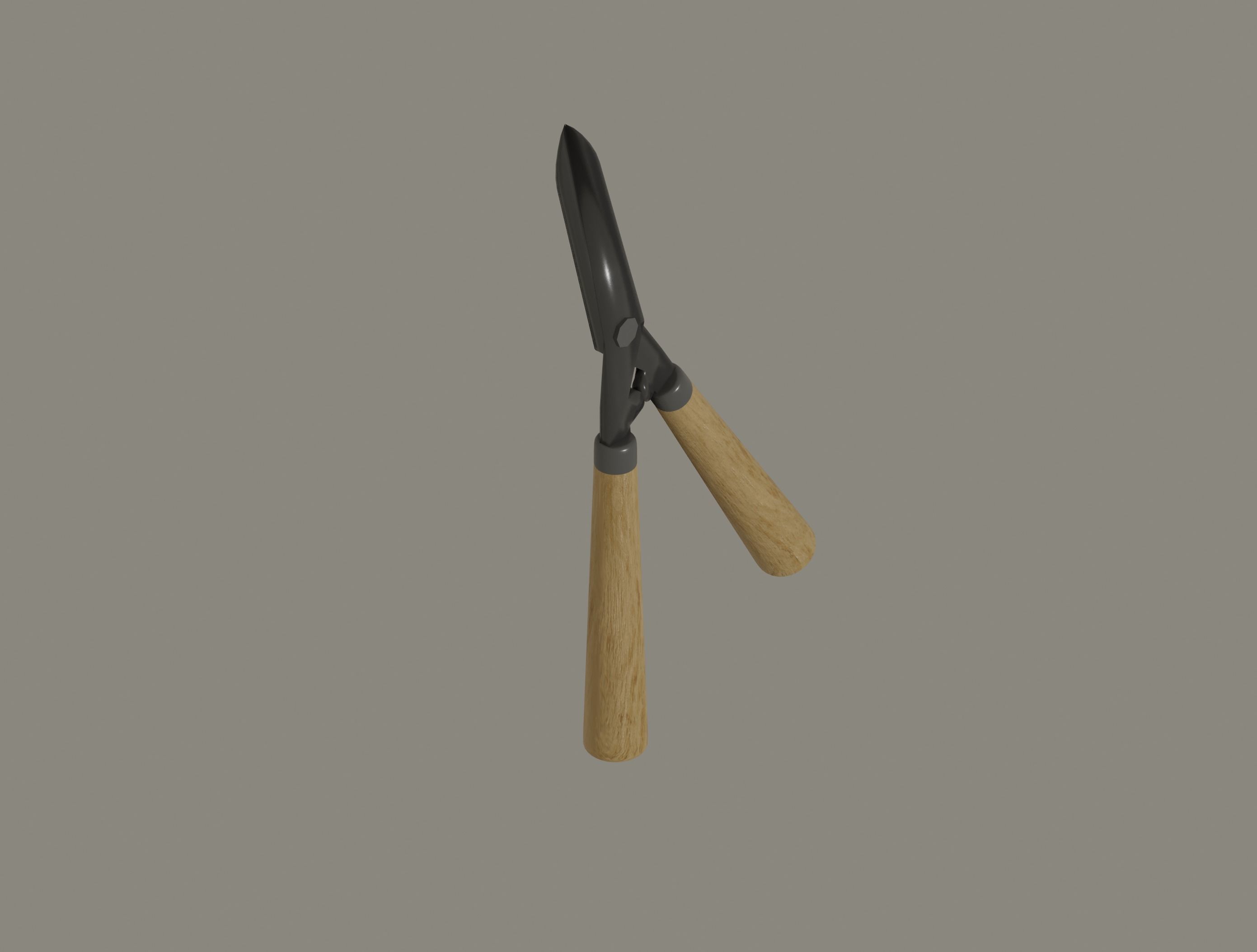 Hedge Shears 3D model_2