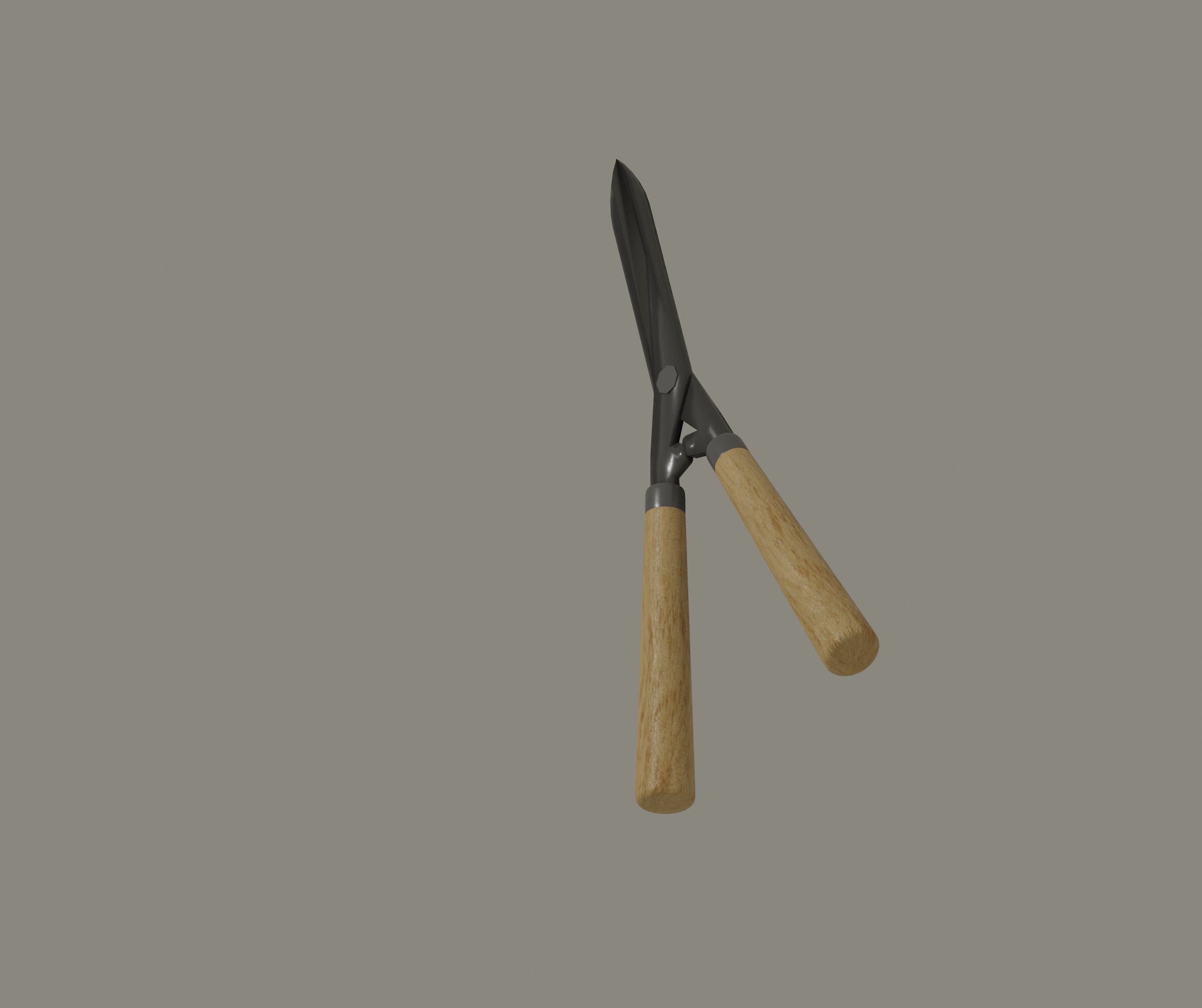 Hedge Shears 3D model_3