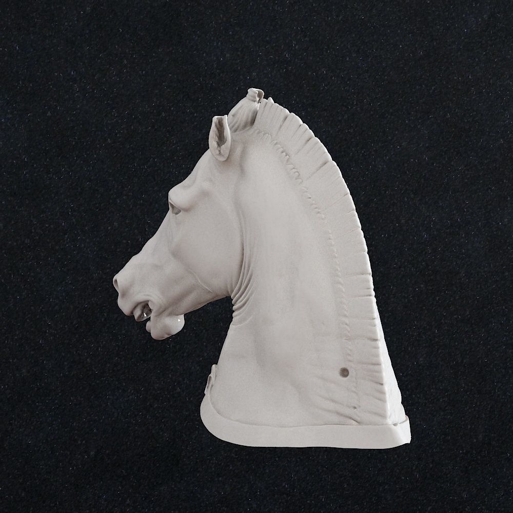 Horse Head 3D print model_3