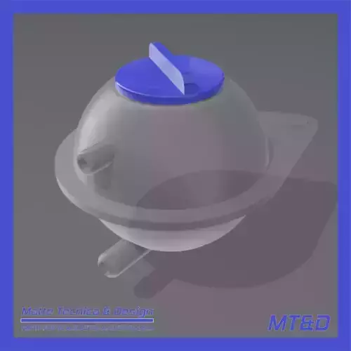 Scale coolant reservoir for auto models 1 24 scale  3D print model