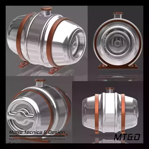 Olympia Keg Hot Rod Fuel Tank 3D print model