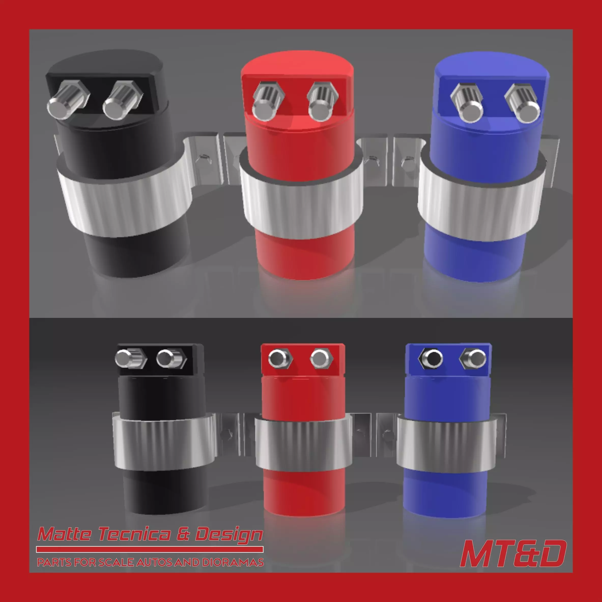 Oil catch can for scale models 1 24 scale 3D print model_0