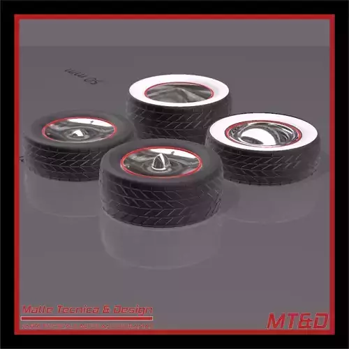 4 models of Mooneyes Wheels for scale autos 1 24