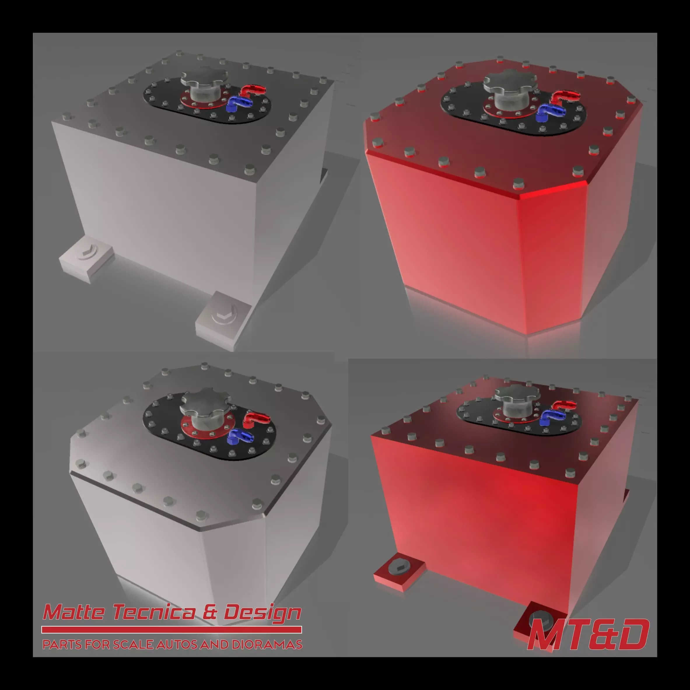 2 fuel cell for racing scale autos 3D print model