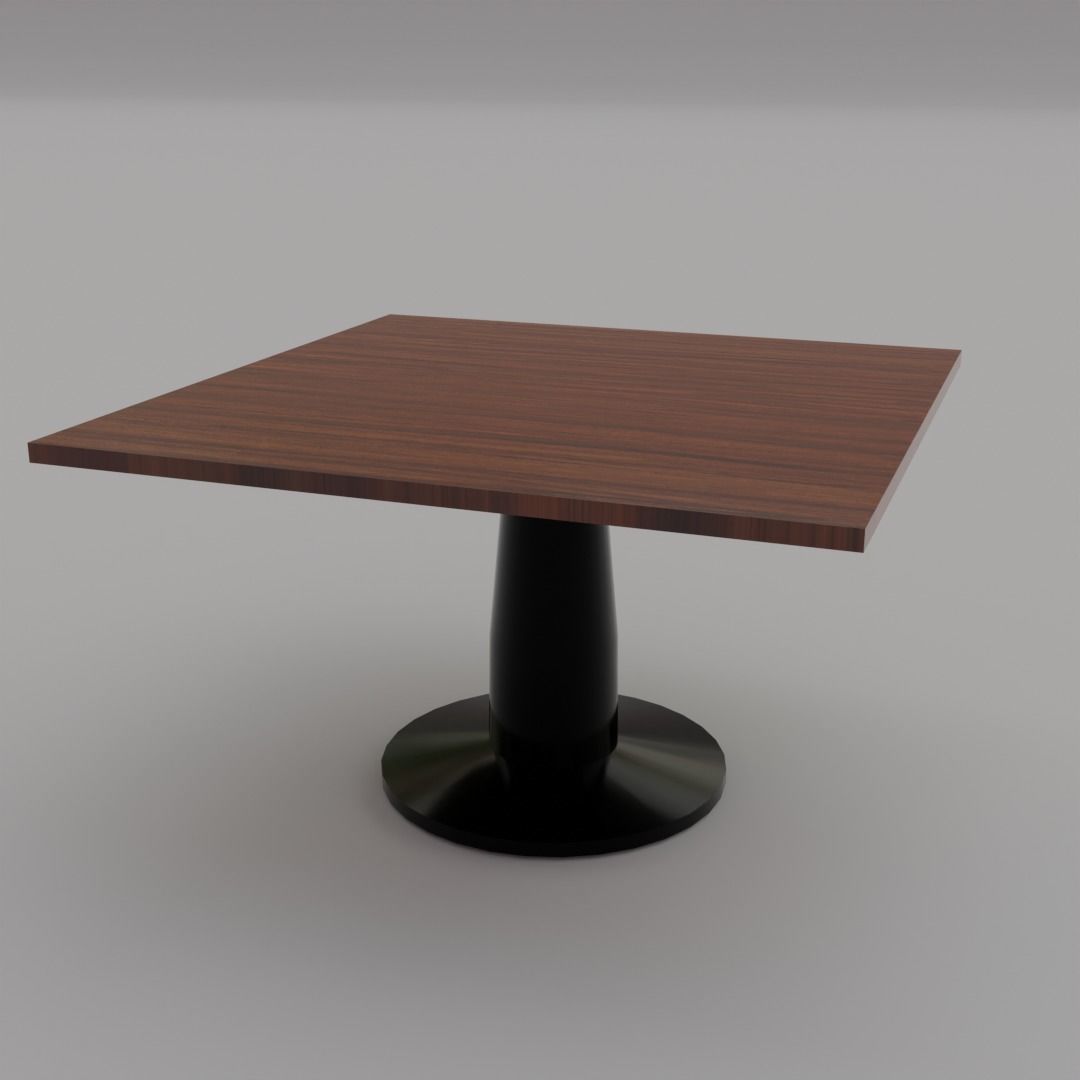 Chairs and Table 3D model_4