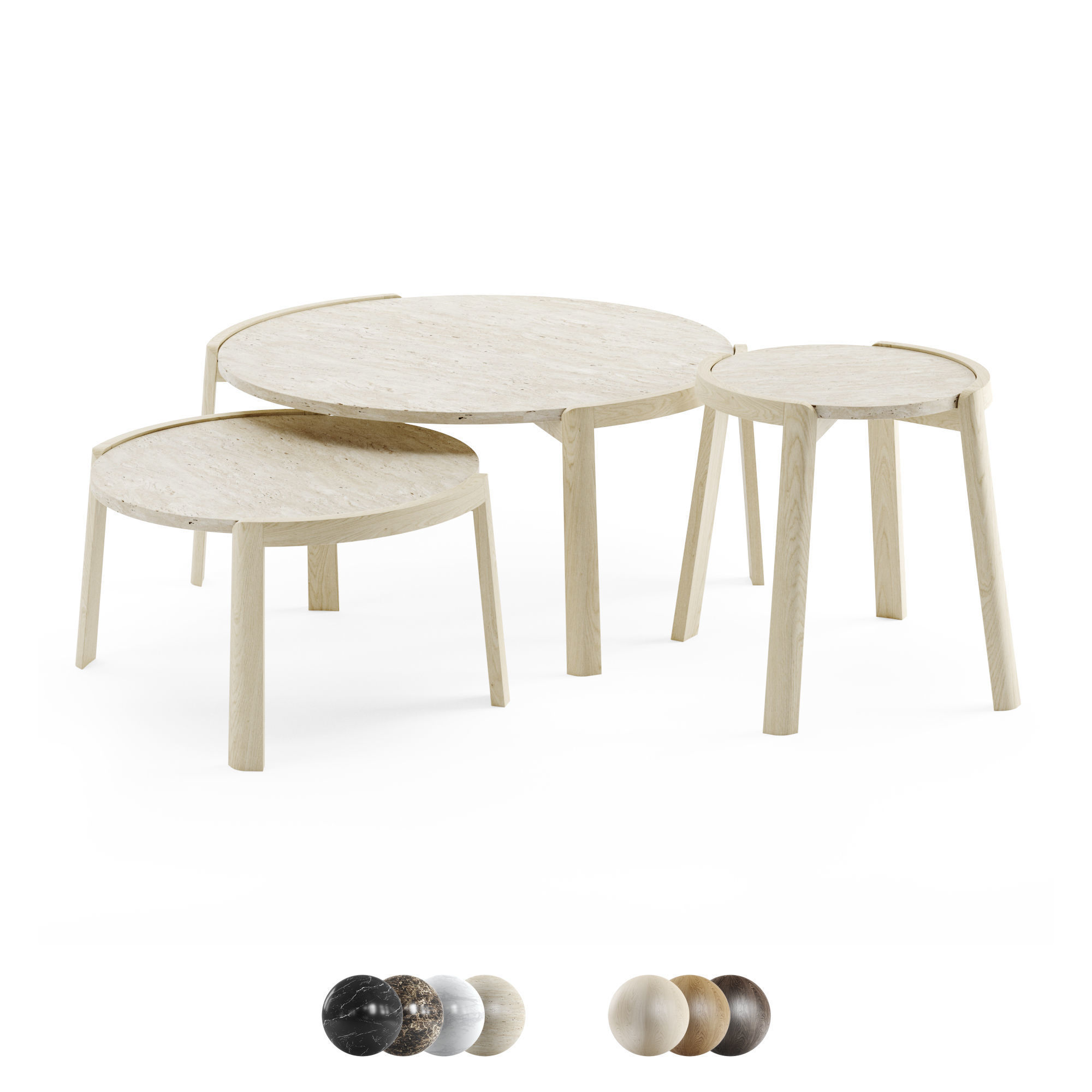 Bolia Coffee Table Mix 3D model_4