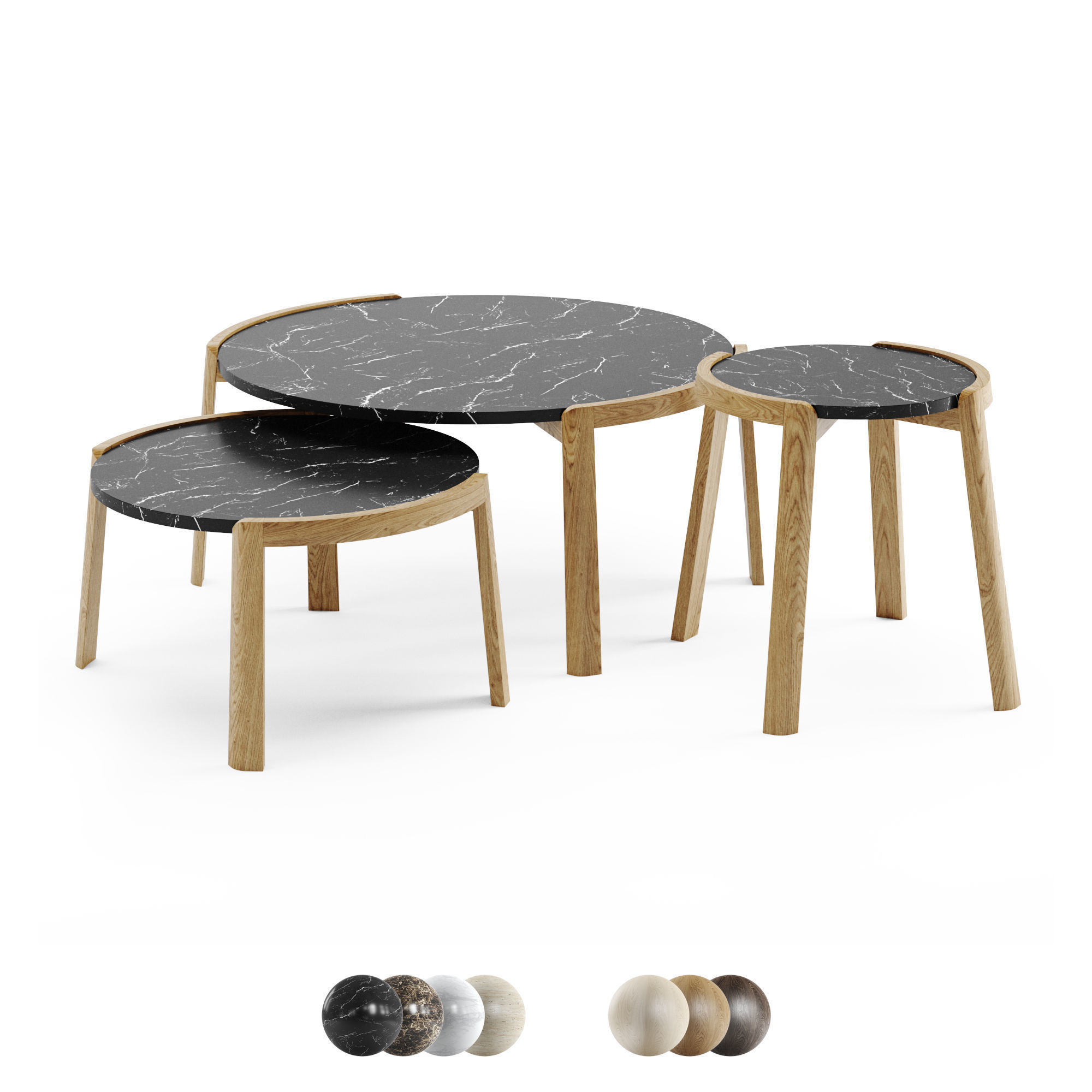 Bolia Coffee Table Mix 3D model_2