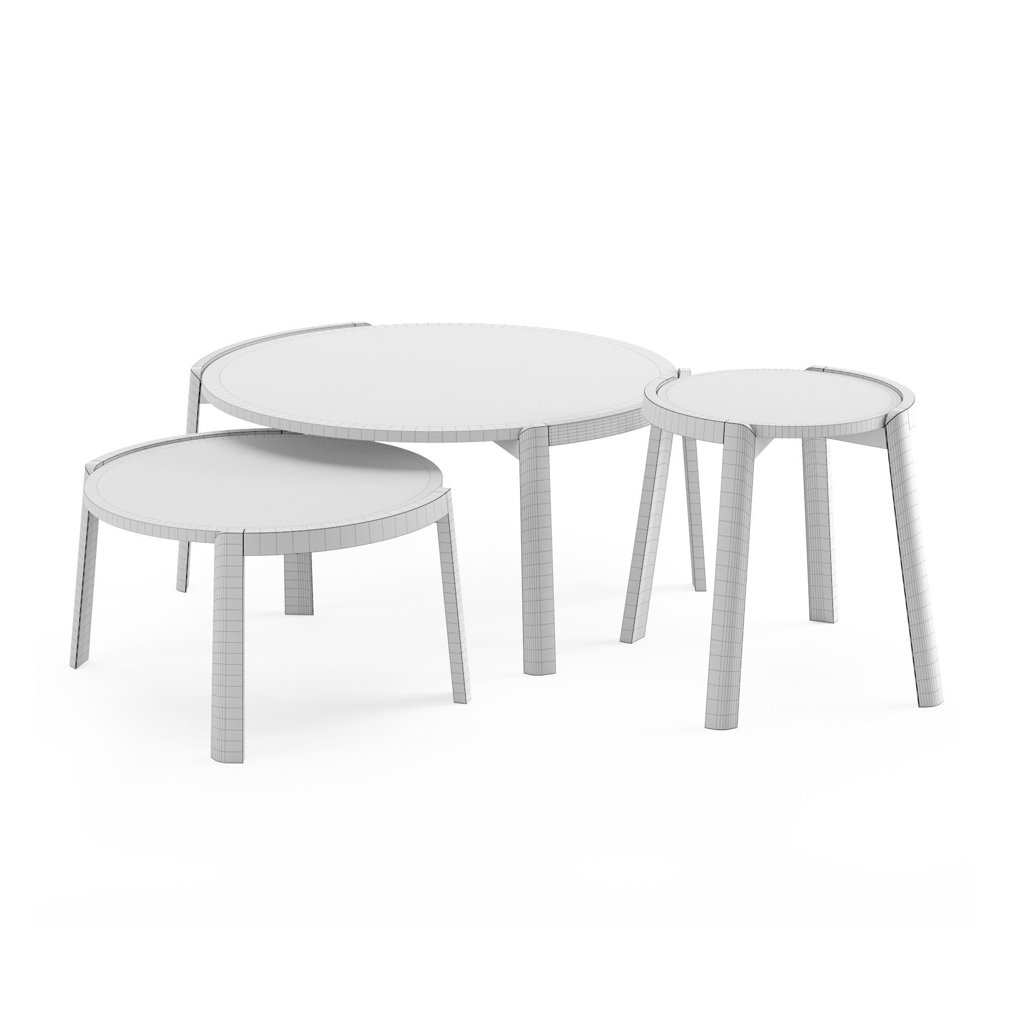 Bolia Coffee Table Mix 3D model_12