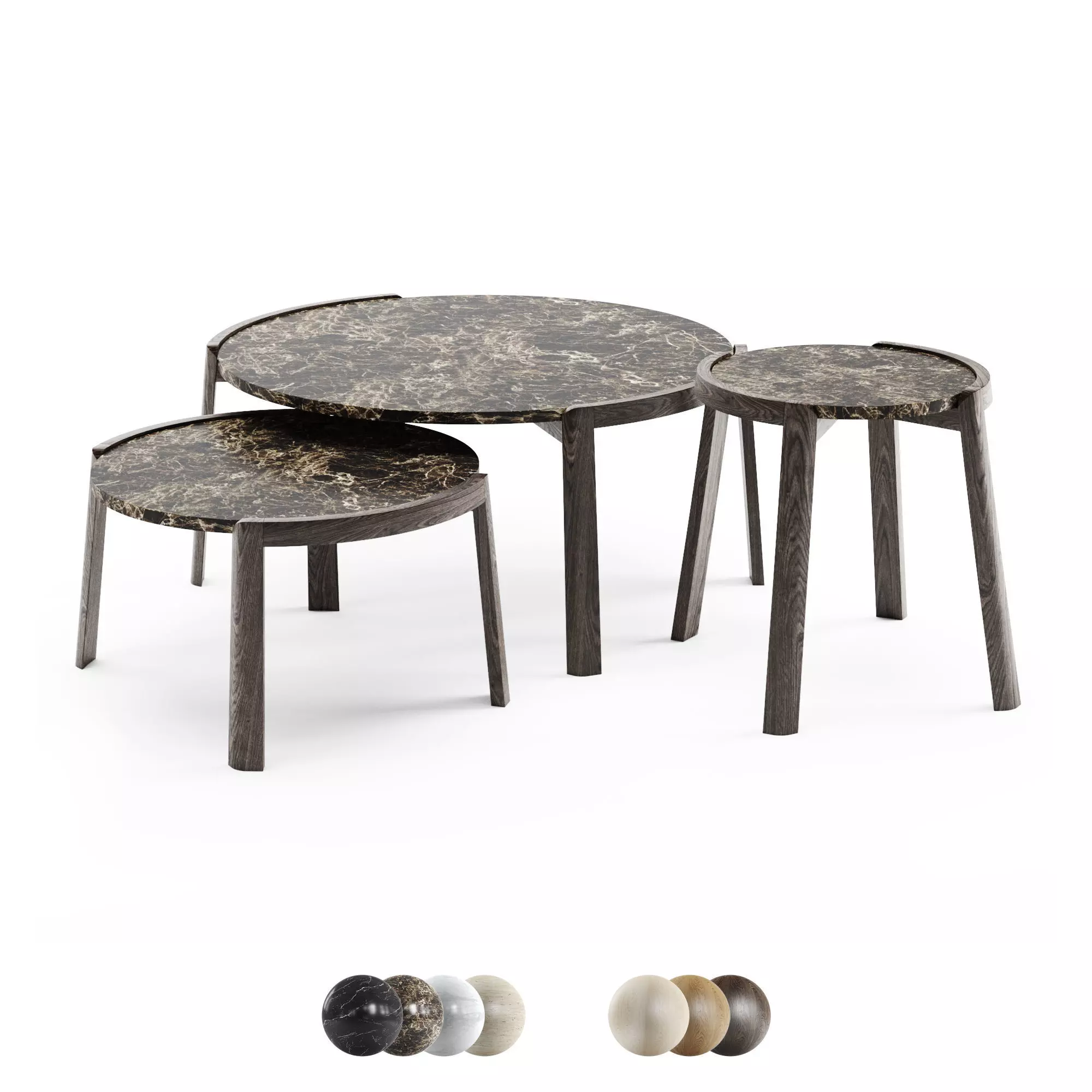 Bolia Coffee Table Mix 3D model_0