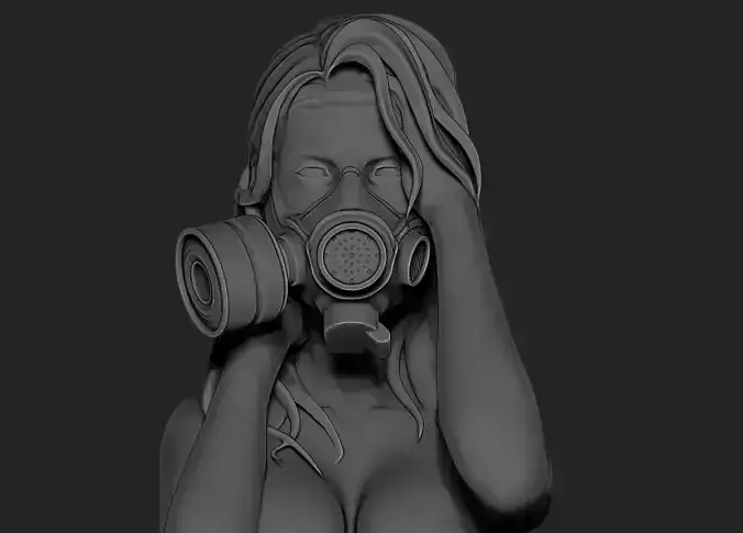 Naked Apocalipse 3D print model