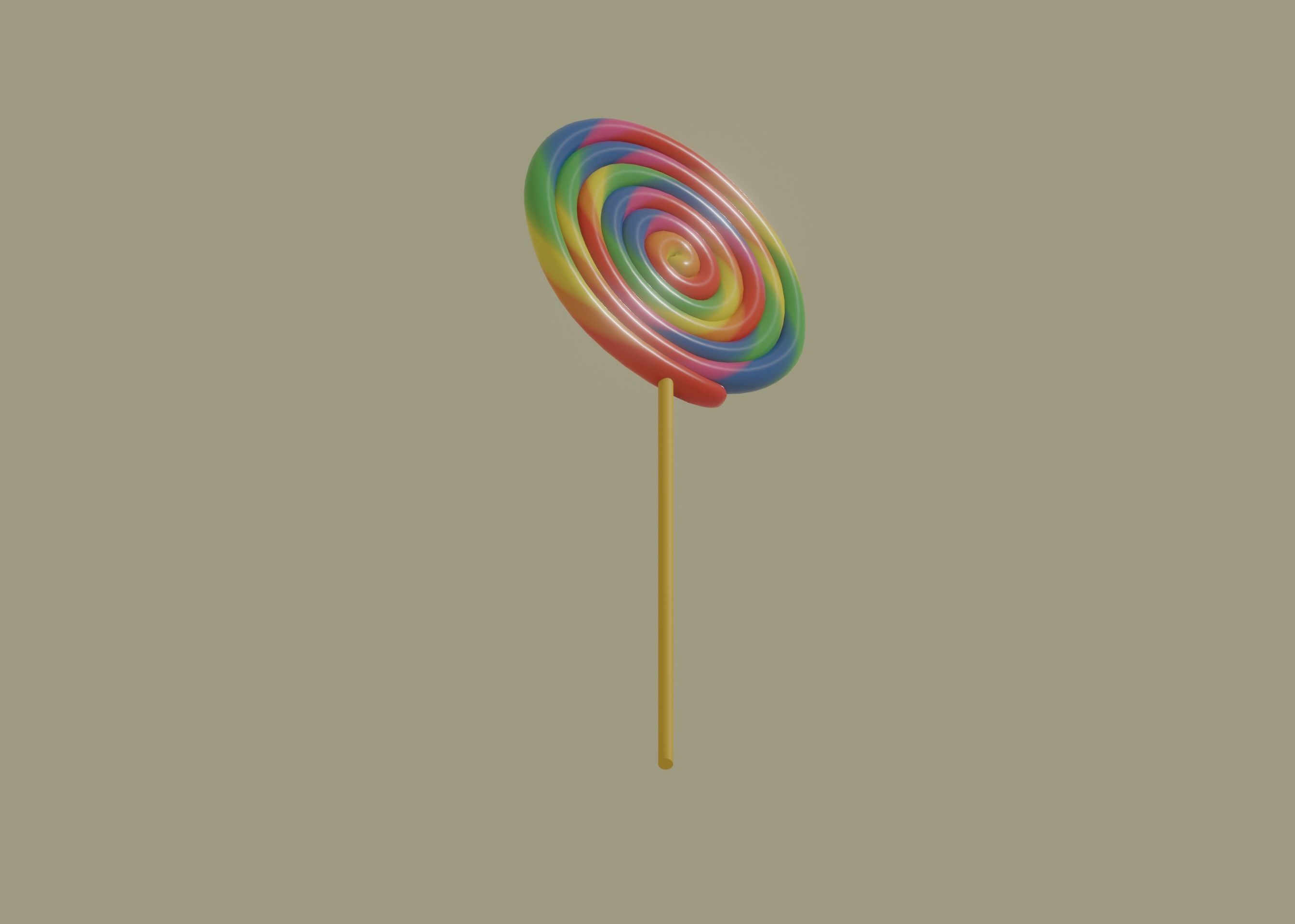 Lollipop 3D model_5
