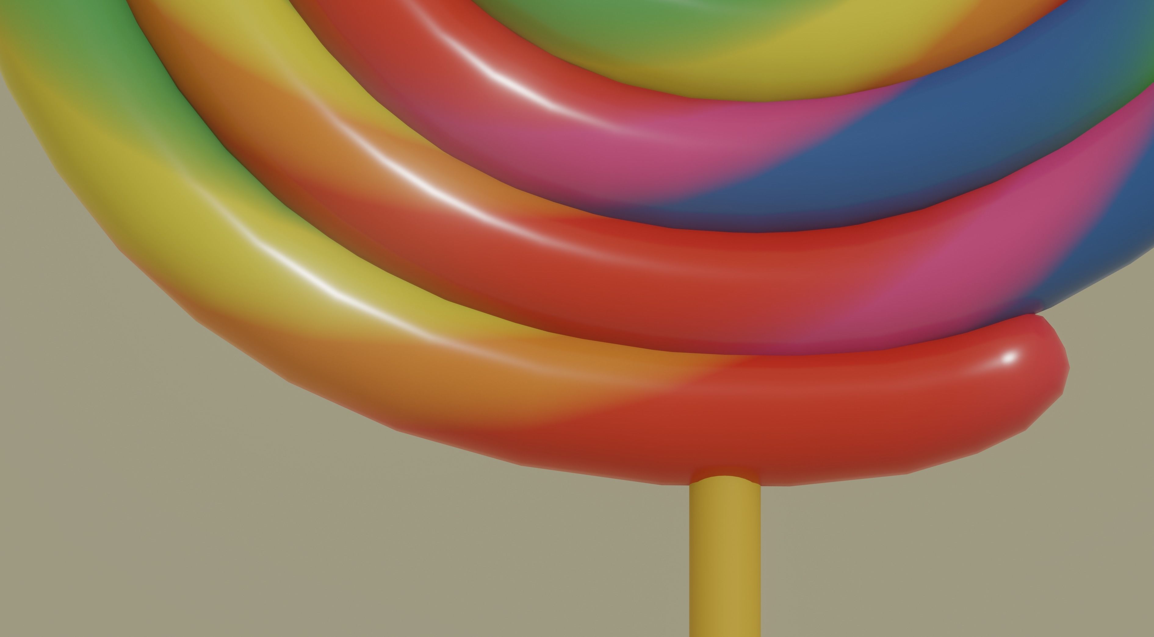 Lollipop 3D model_10