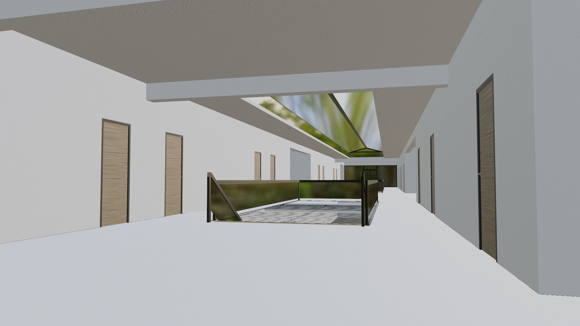 Dormitory Building 3D model_6