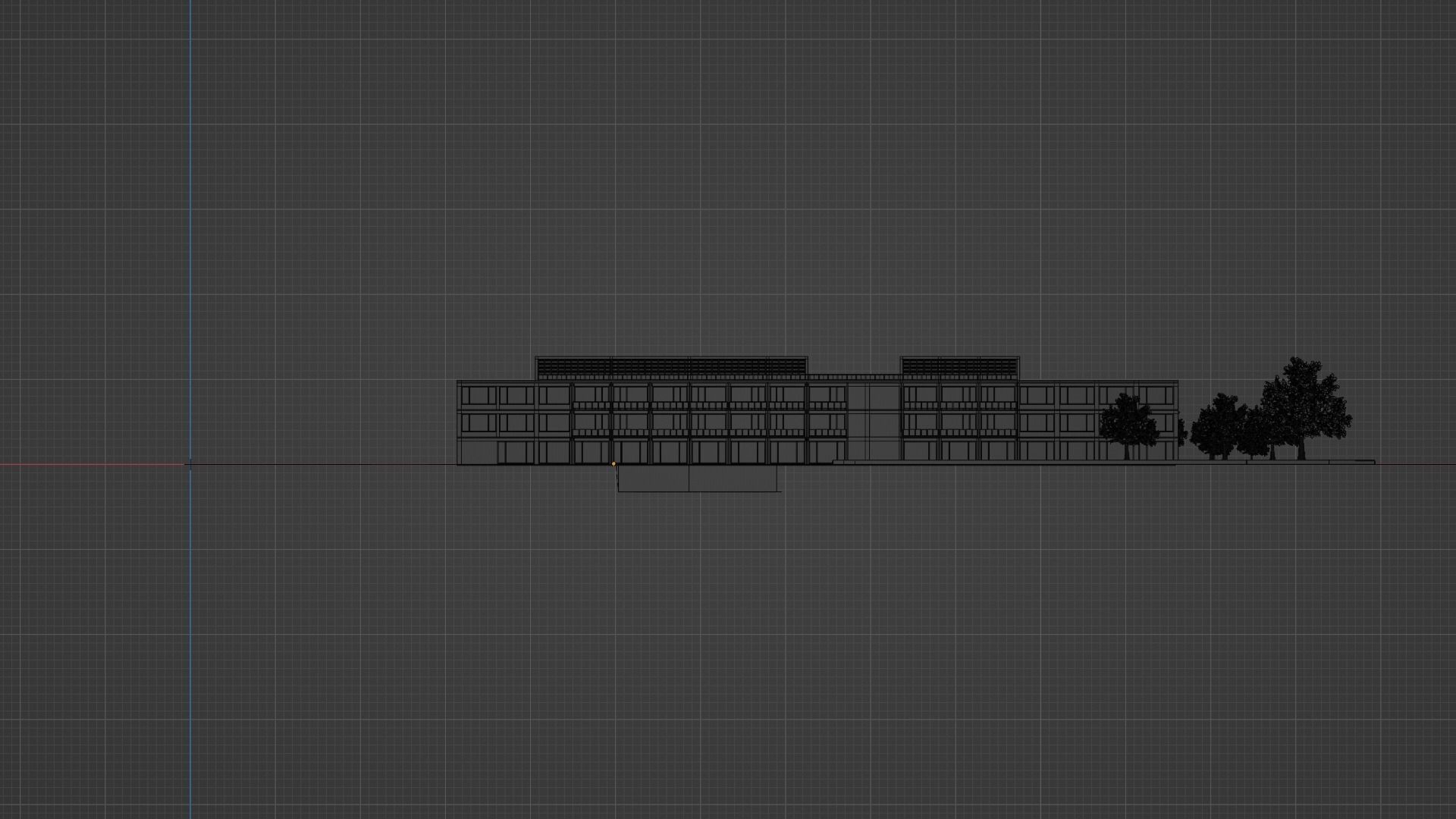 Dormitory Building 3D model_11