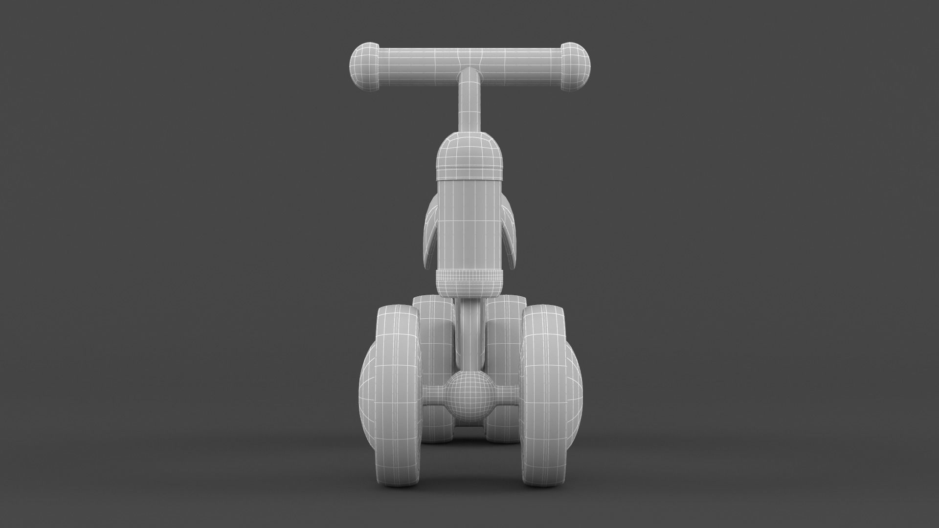 Baby Balance Bike 3D model_8