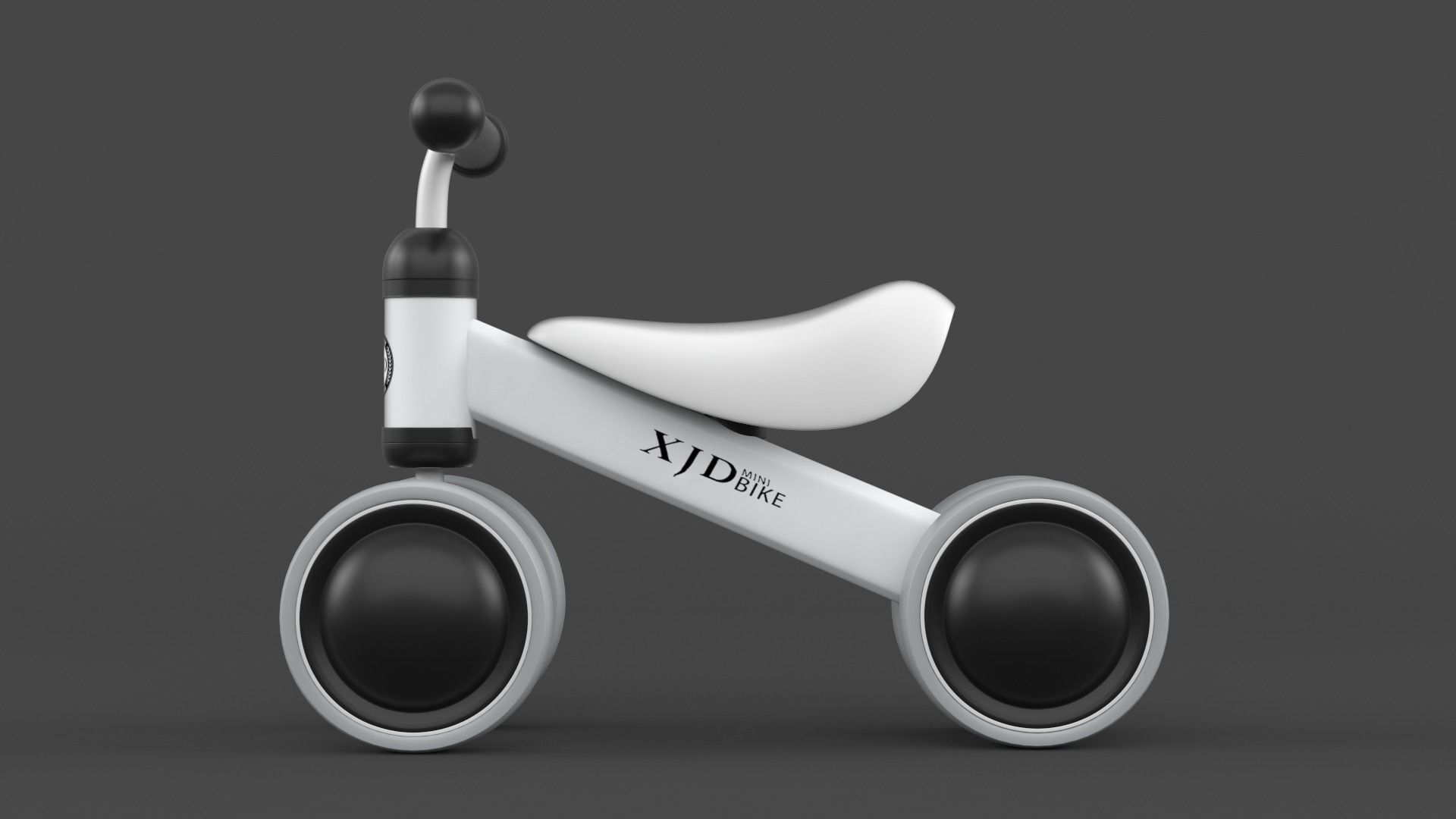 Baby Balance Bike 3D model_1