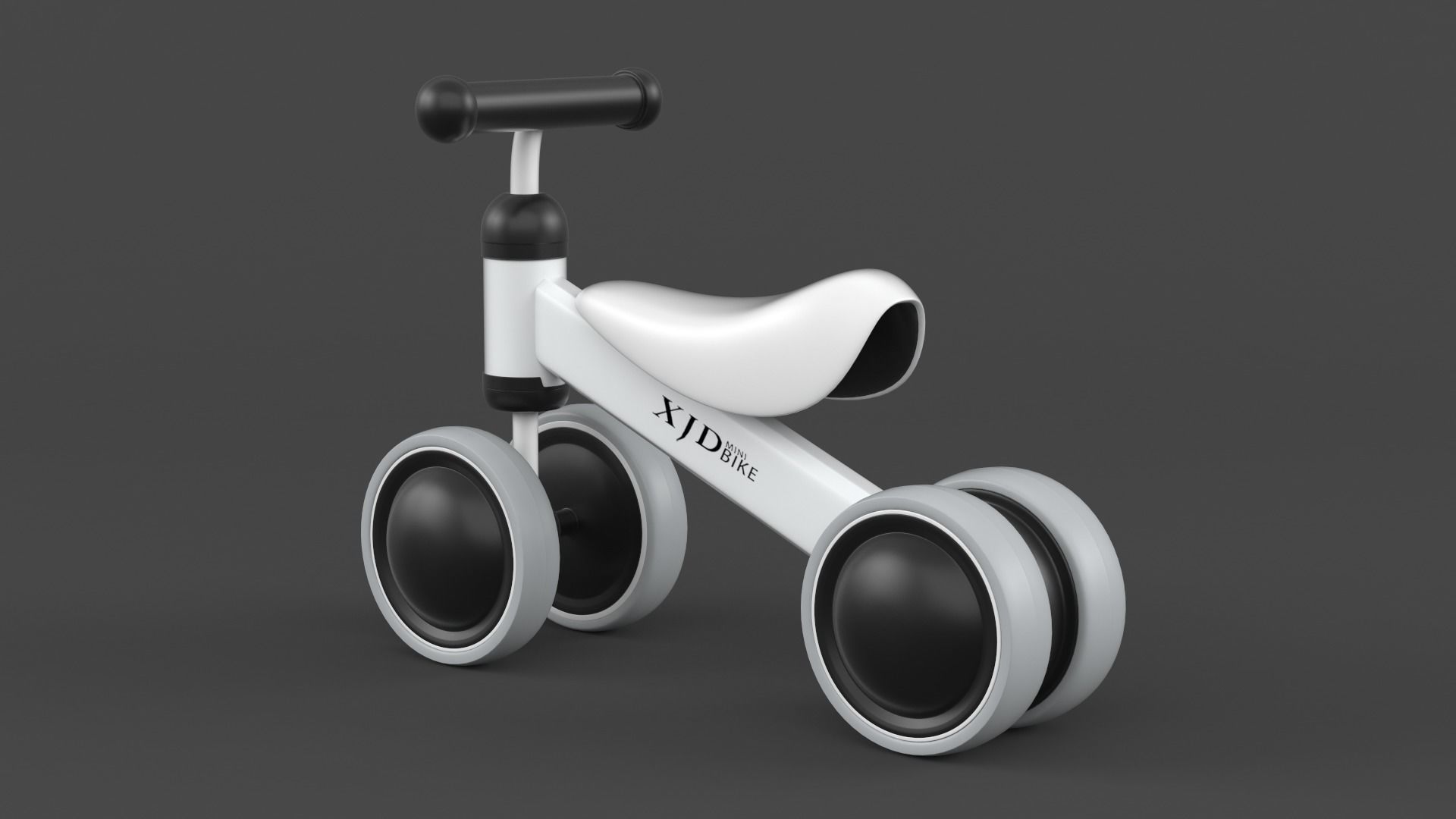 Baby Balance Bike 3D model_2